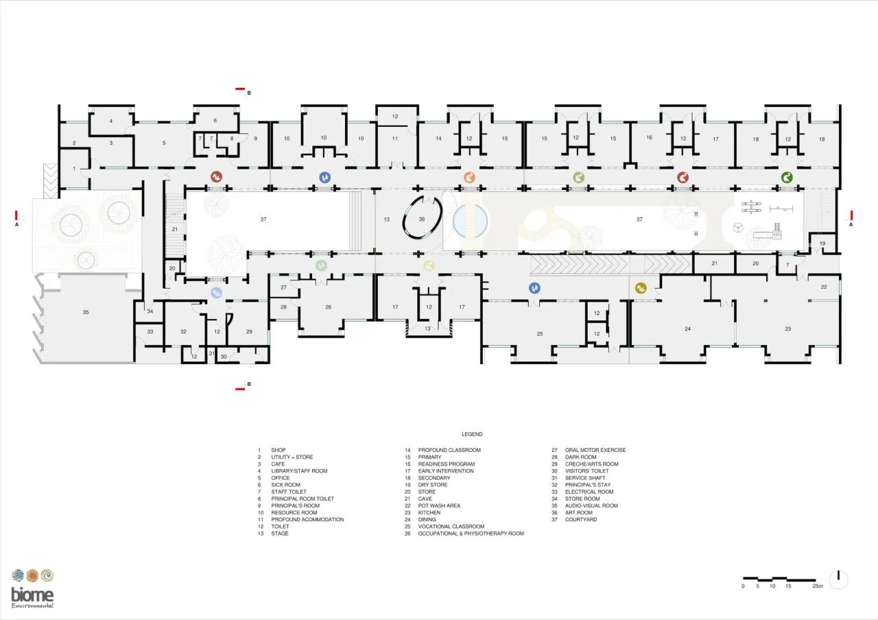 BIM Architecture | Sai Kirupa Special School/Biome Environmental Solutions
