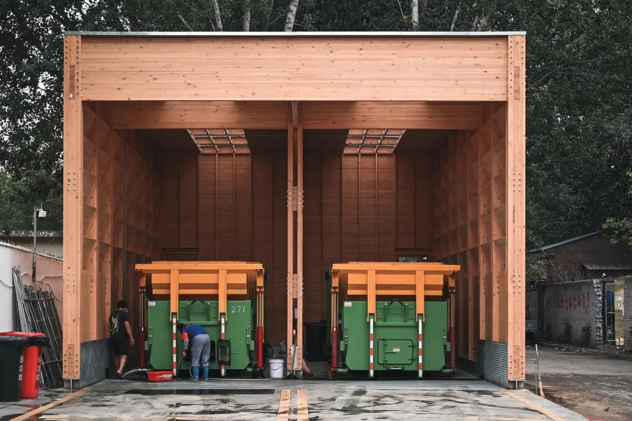 BIM Architecture | Langfang Beifengdao Garbage Transfer Station Design/Garden Architecture Studio