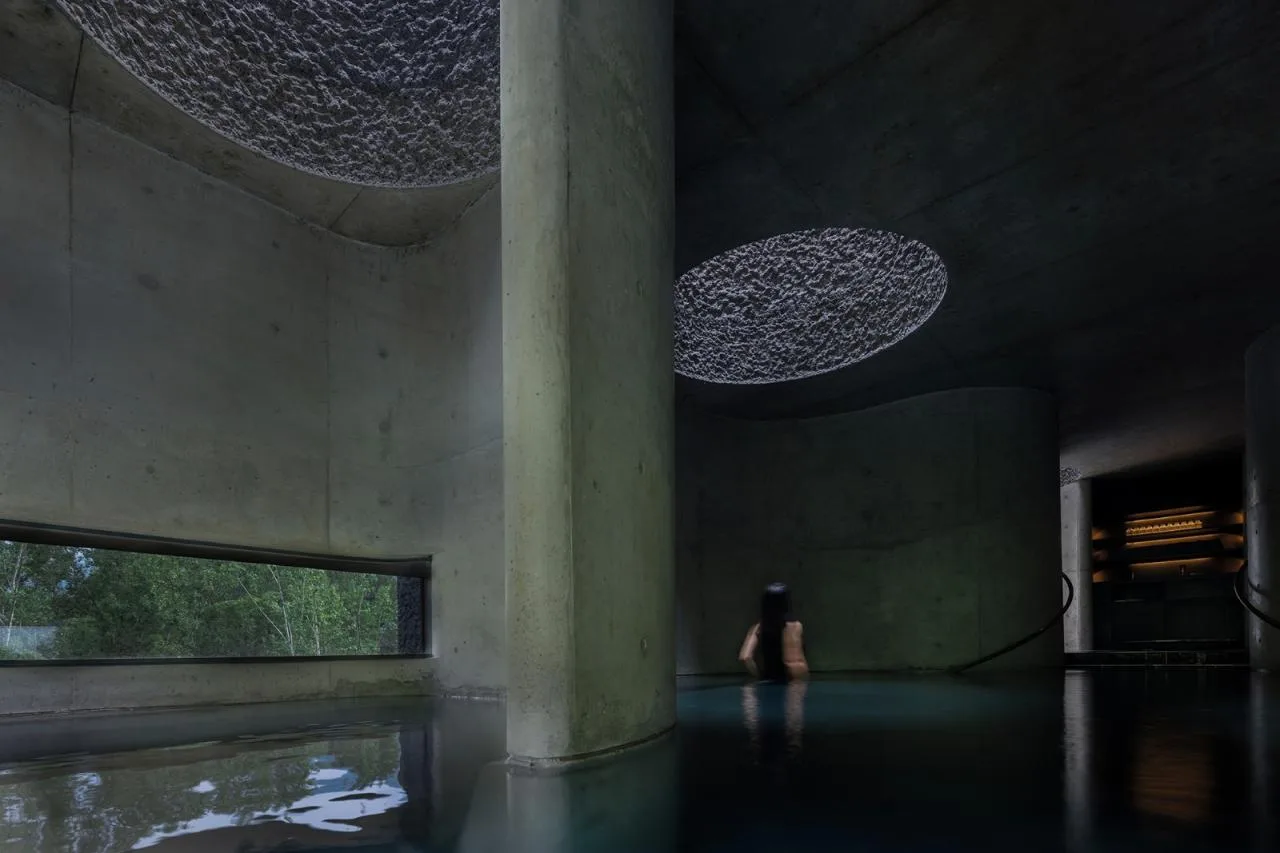 BIM Architecture | Wuling Mountain Eye Stone Soup Spring, Forest Instruments/Vertical Architecture