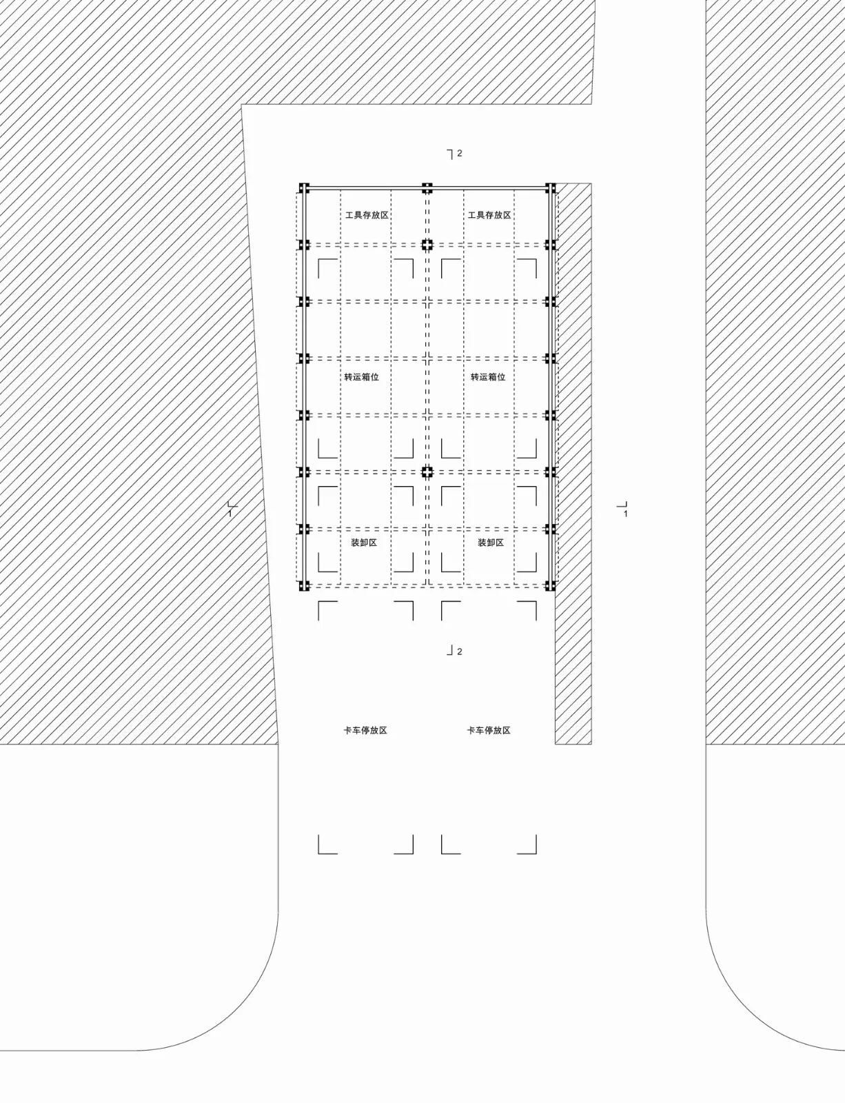 BIM Architecture | Langfang Beifengdao Garbage Transfer Station Design/Garden Architecture Studio