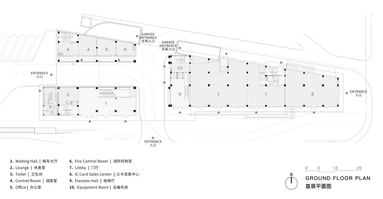 BIM Architecture | Natural Passers: Hangzhou West Bus Station Bus Hub/Zhejiang University Architectural Design and Research Institute