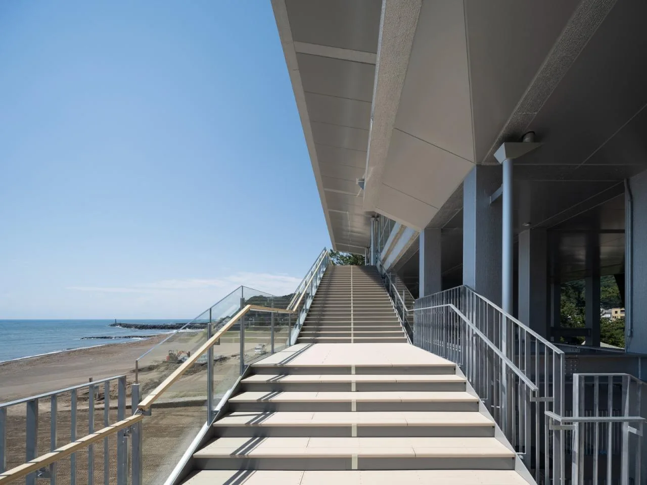 BIM Architecture | Tsunami Evacuation Complex: Toi Orange Terrace/Imai Laboratory, University of Tokyo IIS+Nippon Urban Space Co., Ltd