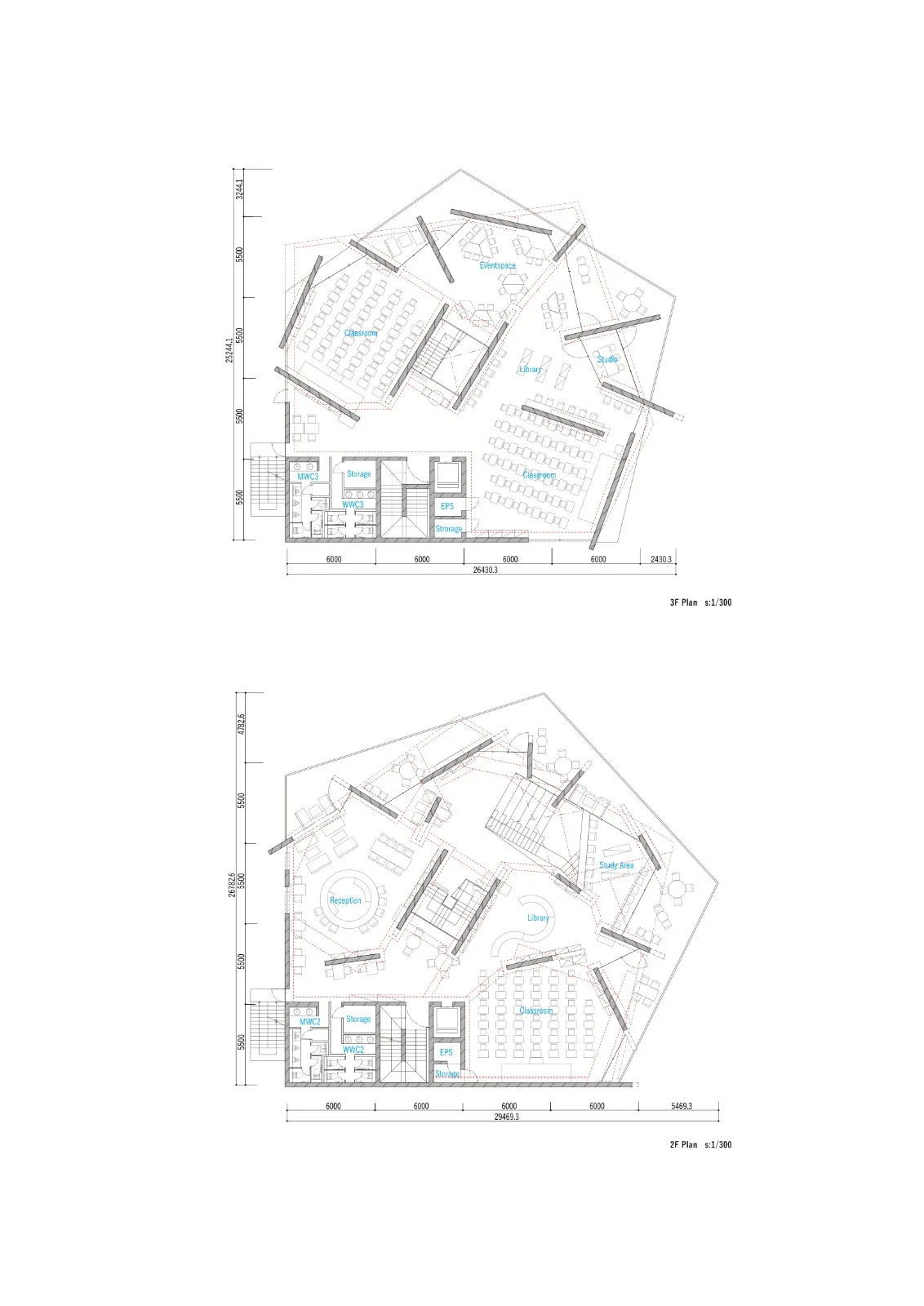 BIM Architecture | Xiangnan University of Technology Affiliated High School Library/Kousou+Fukui Co