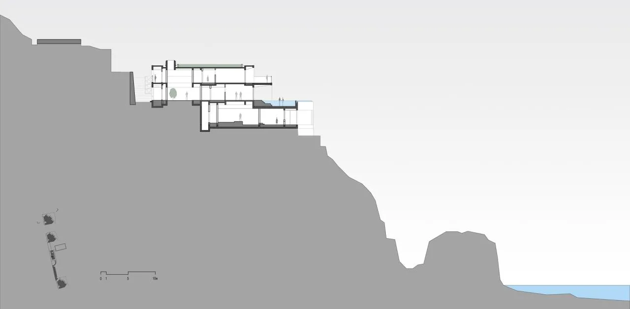 BIM Architecture | Shengsi Xihui Cliff Hotel/Yifeng Architecture
