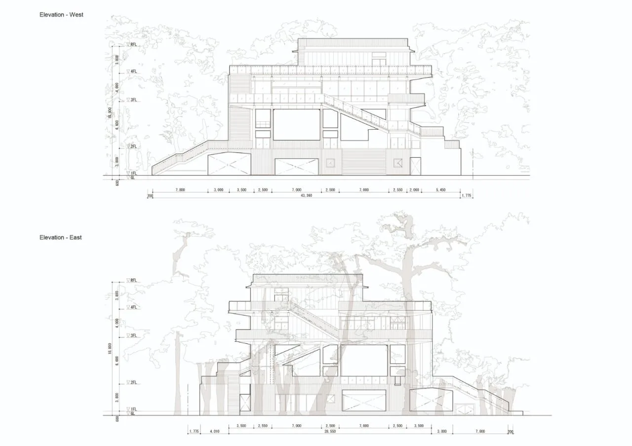 BIM Architecture | Tsunami Evacuation Complex: Toi Orange Terrace/Imai Laboratory, University of Tokyo IIS+Nippon Urban Space Co., Ltd