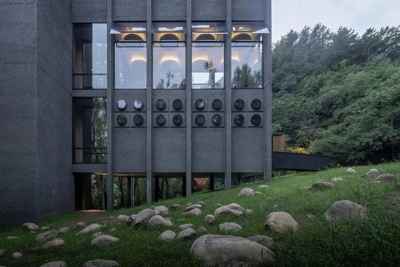 BIM Architecture | Wuling Mountain Eye Stone Soup Spring, Forest Instruments/Vertical Architecture