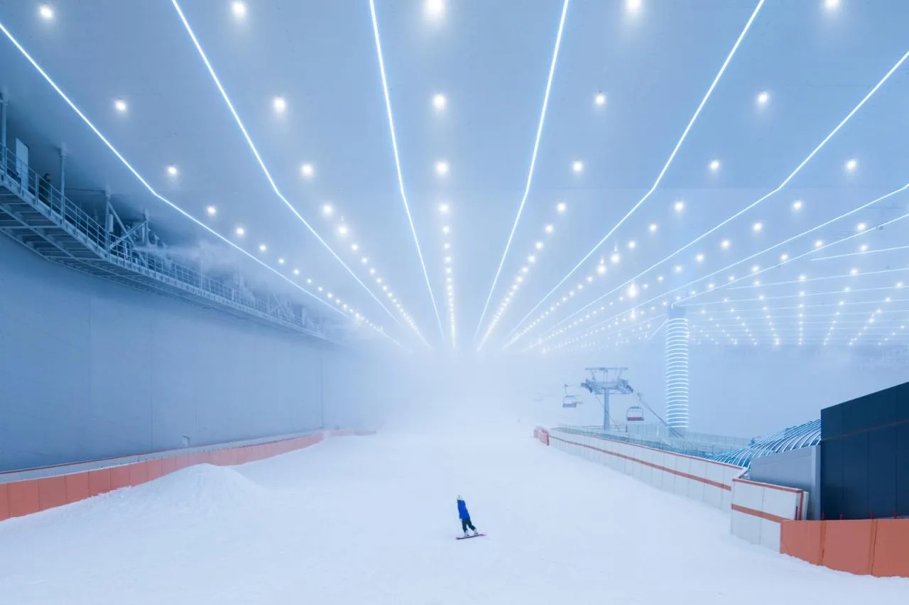 BIM Architecture | Wuhan Ganlu Mountain International Ski Resort/CLOU Ke Road Architecture