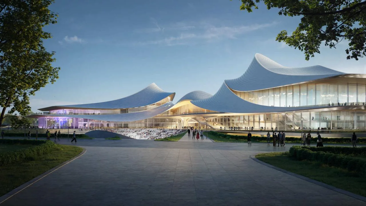 BIM Architecture | Bid winning Proposal for Cao'ejiang Cultural and Art Center/ZHA+Zhongnan Construction Institute