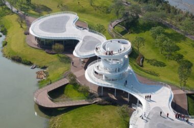 BIM Architecture: Fudao Lujiatan Wetland Park Commercial Service Center by MUDA Architecture-BIM WORLD
