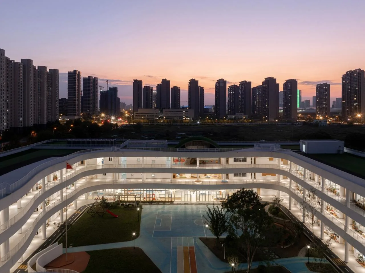 BIM Architecture | Wuxi Huaxing Kindergarten/Yuan Xiuwan Architecture Firm