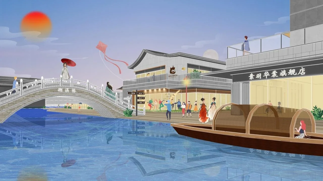 BIM Architecture | Integrating Canal Culture and Song Dynasty Charm to Build a New Landmark of Jiaxing Cultural and Business Tourism Integration/Shanghai Sanyi