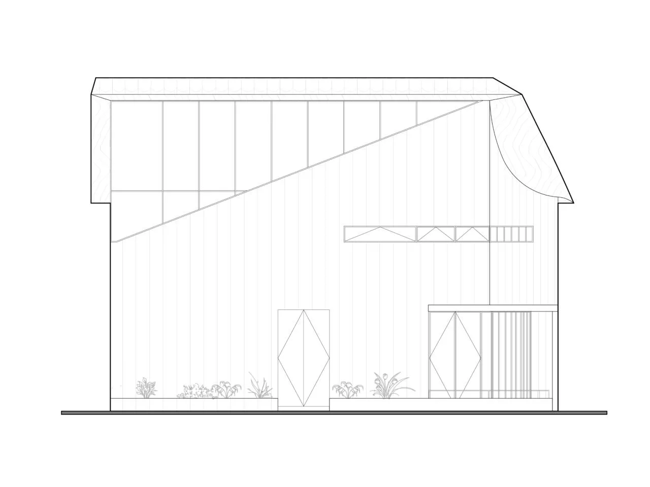BIM Architecture | Hejiacun Elderly Home/Yumu Architecture