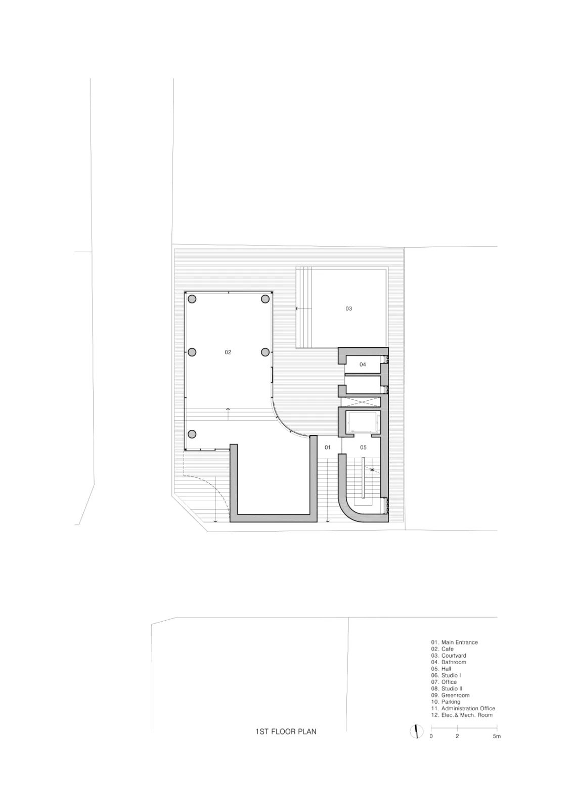 BIM Architecture | Montage Hannam Film Studio and Headquarters/stpmj