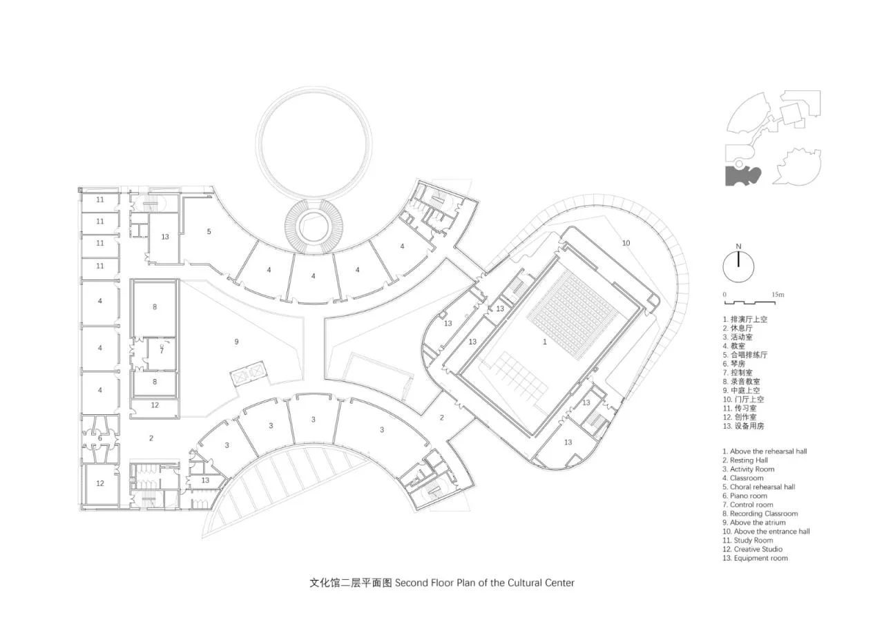 BIM Architecture | Wuhan Dongxihu Cultural Center/China Academy of Engineering Large Equipment Studio