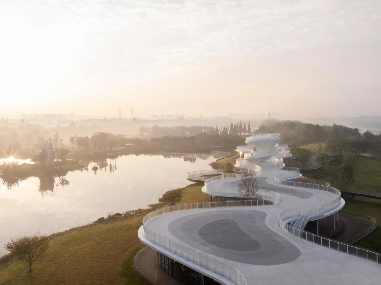 BIM Architecture | Fudao Lujiatan Wetland Park Commercial Service Center/MUDA Architecture