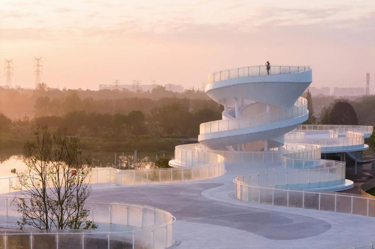 BIM Architecture | Fudao Lujiatan Wetland Park Commercial Service Center/MUDA Architecture