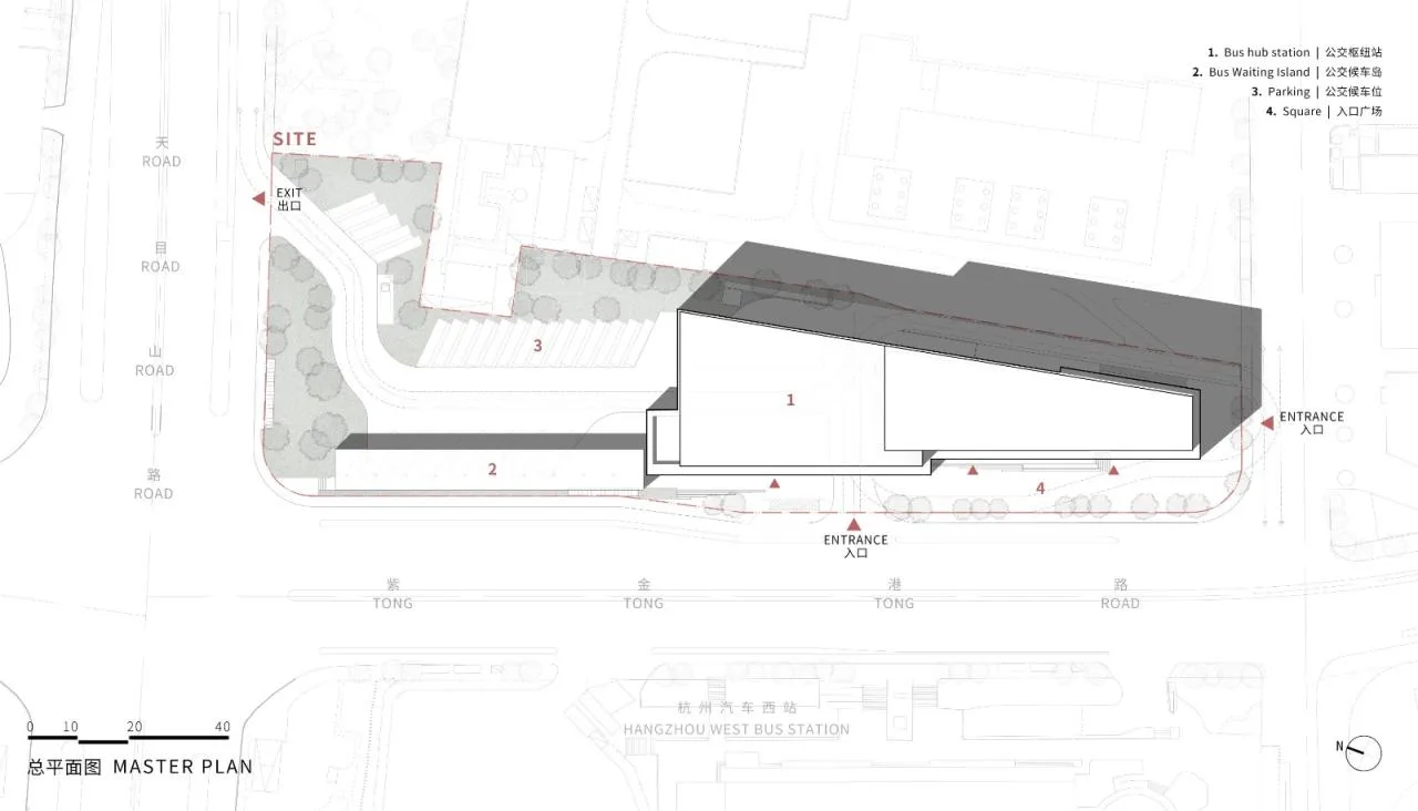 BIM Architecture | Natural Passers: Hangzhou West Bus Station Bus Hub/Zhejiang University Architectural Design and Research Institute
