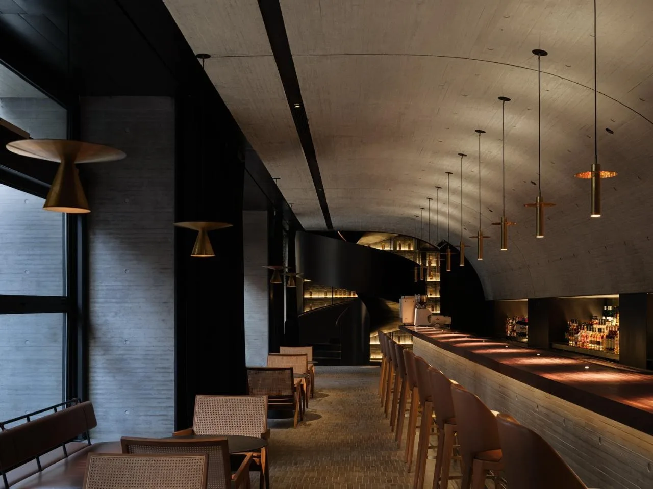 BIM Architecture | Whiskey Bar: Taiyuan Hujin Whiskey Bar/JSPA Design Zhuohan Architectural Design