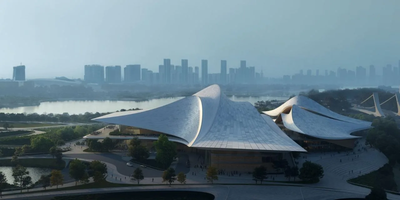 BIM Architecture | Bid winning Proposal for Cao'ejiang Cultural and Art Center/ZHA+Zhongnan Construction Institute