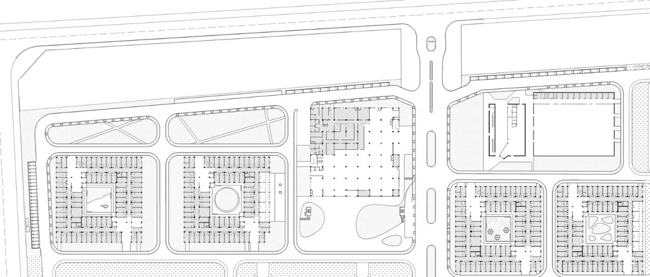 BIM Architecture | Yantai City Science and Technology Vocational College Phase II/Super City Architecture - General Layout