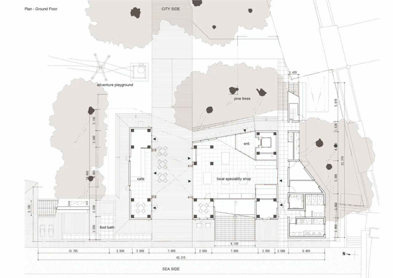 BIM Architecture | Tsunami Evacuation Complex: Toi Orange Terrace/Imai Laboratory, University of Tokyo IIS+Nippon Urban Space Co., Ltd