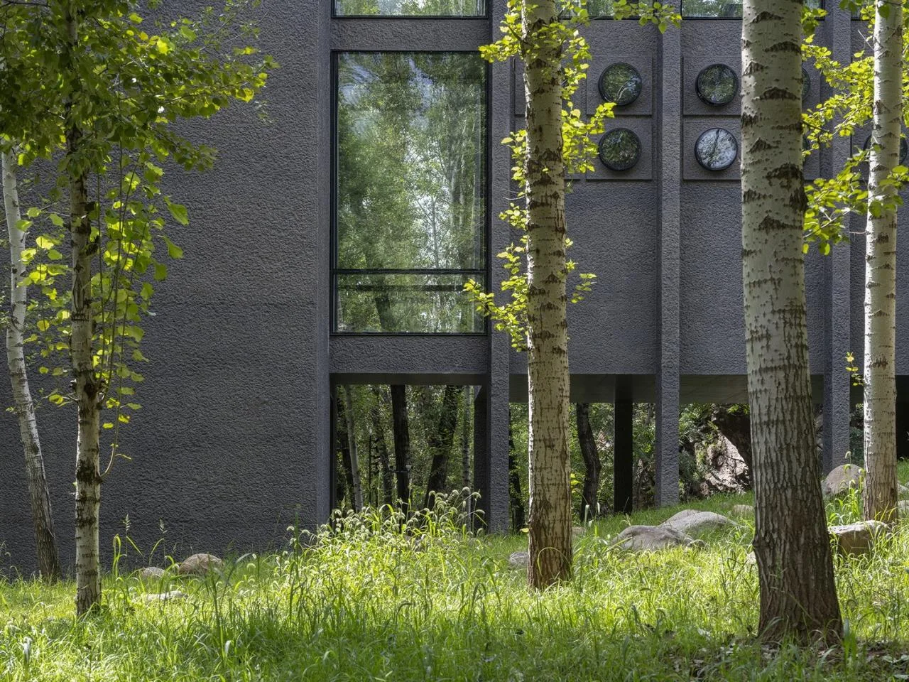 BIM Architecture | Wuling Mountain Eye Stone Soup Spring, Forest Instruments/Vertical Architecture