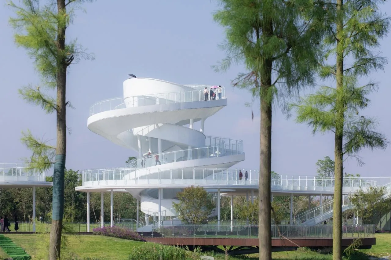 BIM Architecture | Fudao Lujiatan Wetland Park Commercial Service Center/MUDA Architecture