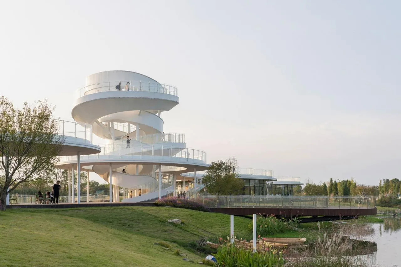 BIM Architecture | Fudao Lujiatan Wetland Park Commercial Service Center/MUDA Architecture