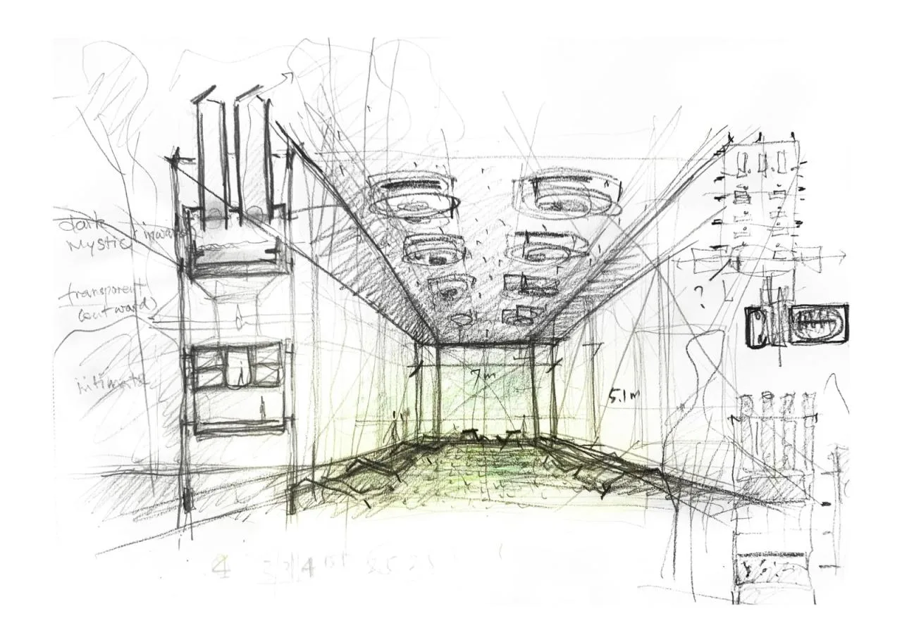 BIM Architecture | Wuling Mountain Eye Stone Soup Spring, Forest Instruments/Vertical Architecture