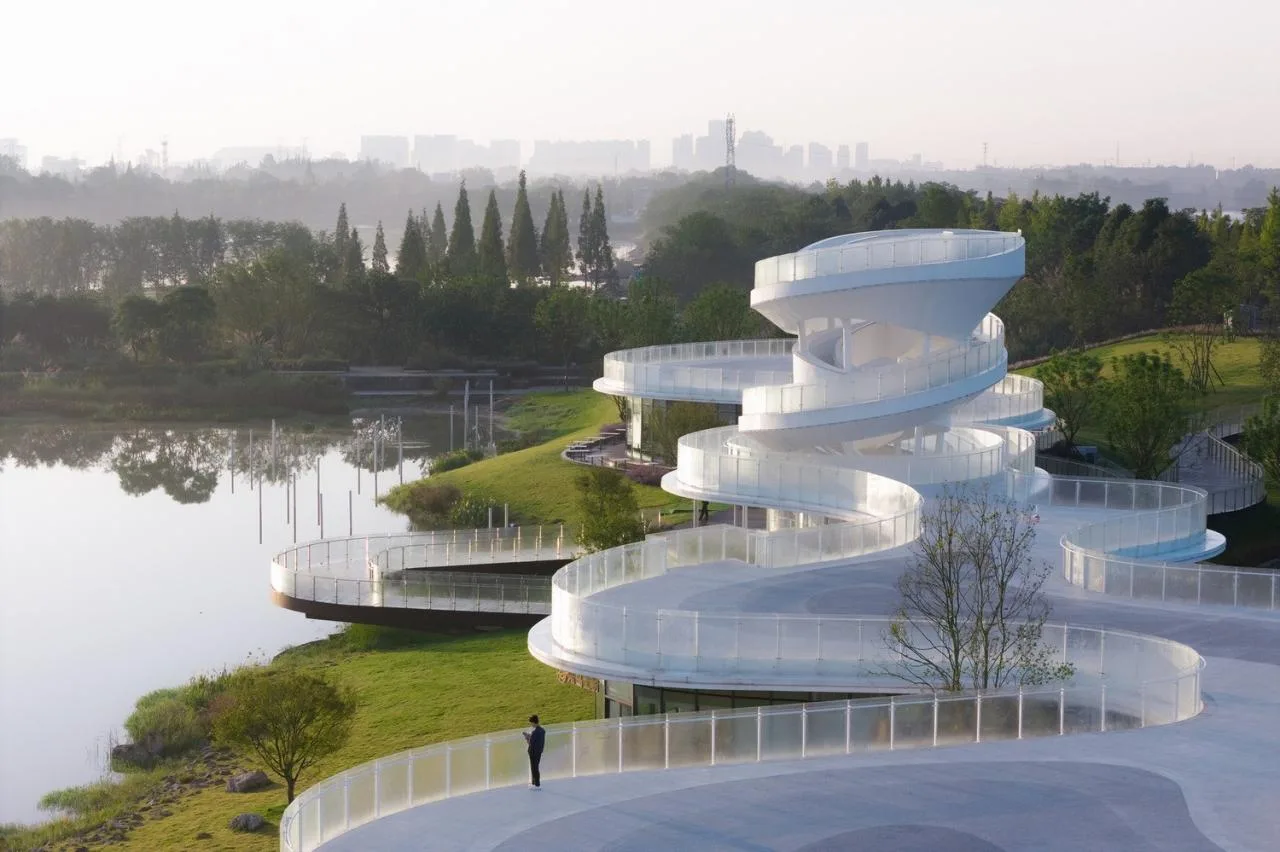 BIM Architecture | Fudao Lujiatan Wetland Park Commercial Service Center/MUDA Architecture