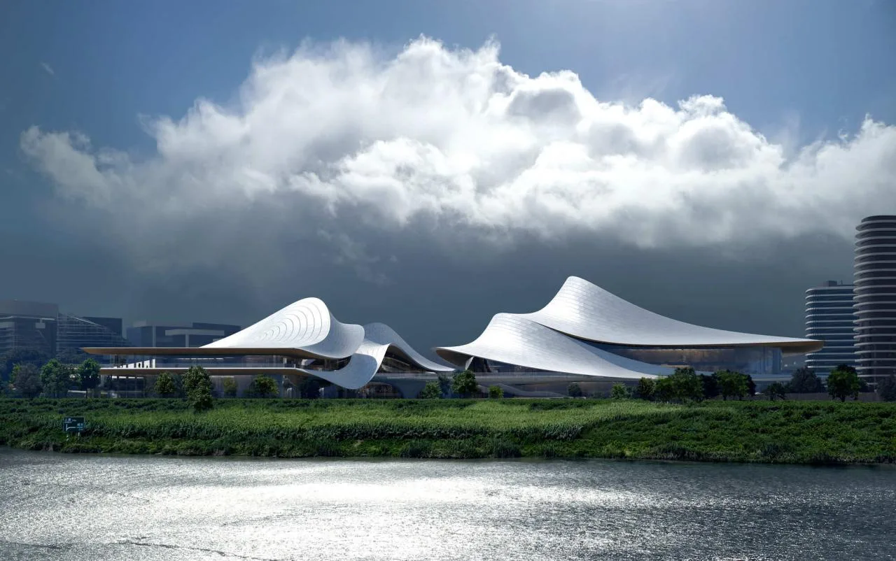 BIM Architecture | Bid winning Proposal for Cao'ejiang Cultural and Art Center/ZHA+Zhongnan Construction Institute