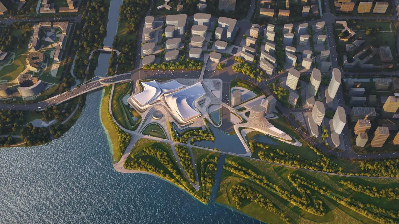 BIM Architecture | Bid winning Proposal for Cao'ejiang Cultural and Art Center/ZHA+Zhongnan Construction Institute