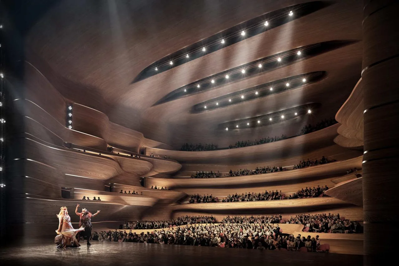 BIM Architecture | Bid winning Proposal for Cao'ejiang Cultural and Art Center/ZHA+Zhongnan Construction Institute