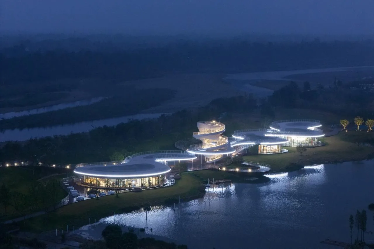 BIM Architecture | Fudao Lujiatan Wetland Park Commercial Service Center/MUDA Architecture