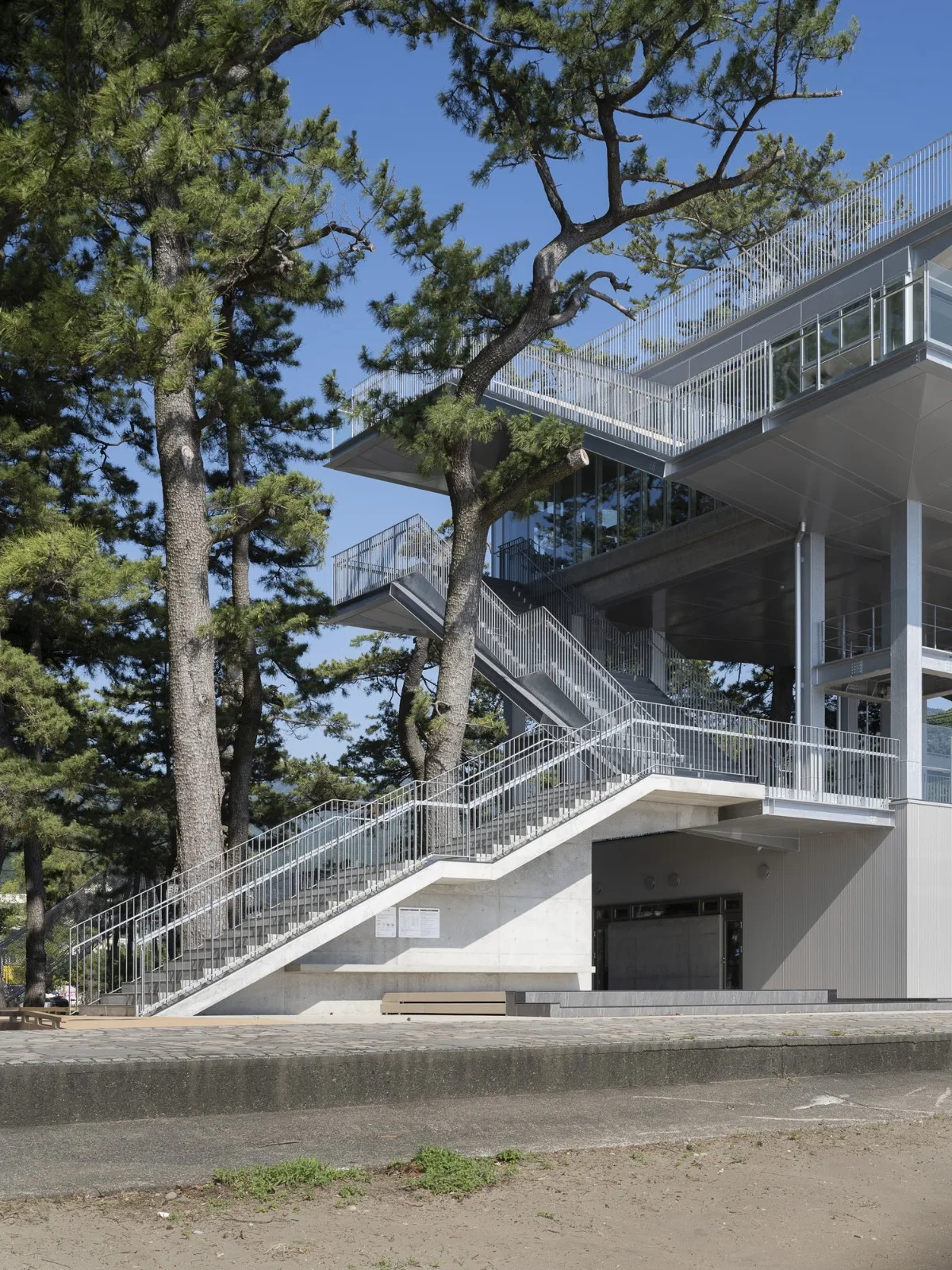 BIM Architecture | Tsunami Evacuation Complex: Toi Orange Terrace/Imai Laboratory, University of Tokyo IIS+Nippon Urban Space Co., Ltd