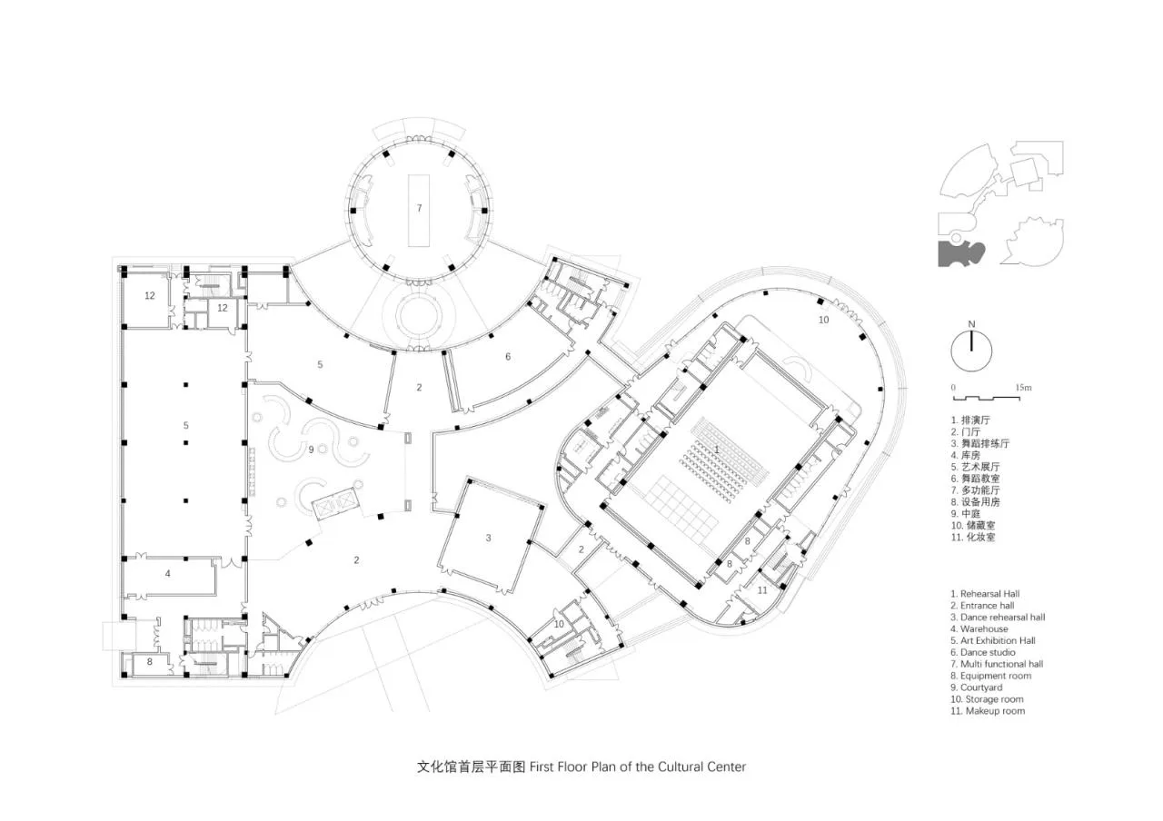 BIM Architecture | Wuhan Dongxihu Cultural Center/China Academy of Engineering Large Equipment Studio