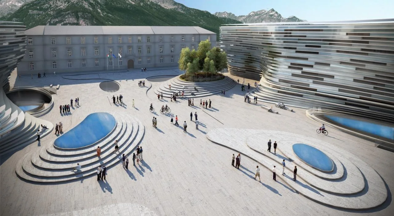 BIM Architecture | Glacier Campus: Valleda Osta University New Campus/MCA Architecture Firm