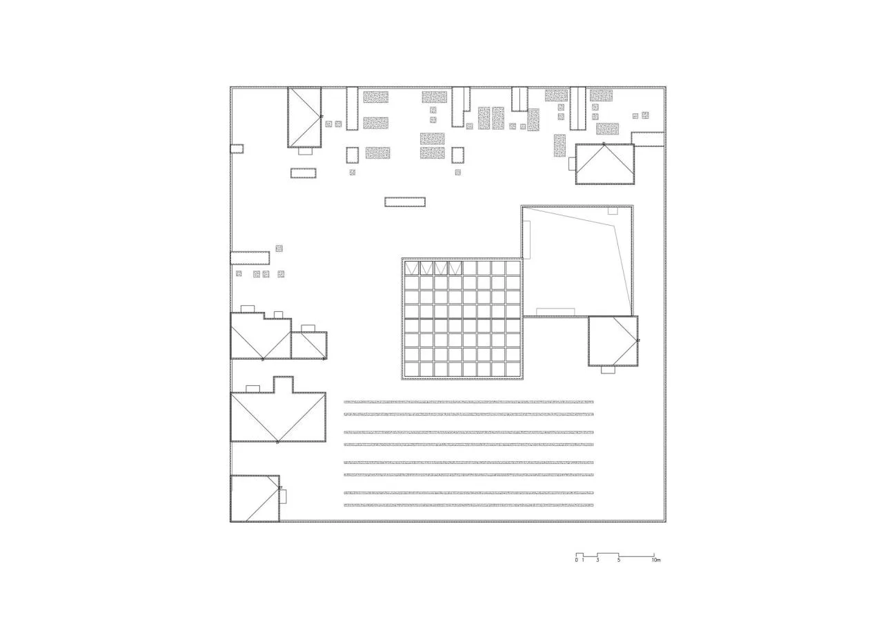BIM Architecture | Yantai City Science and Technology Vocational College Phase II/Super City Architecture - Roof Plan