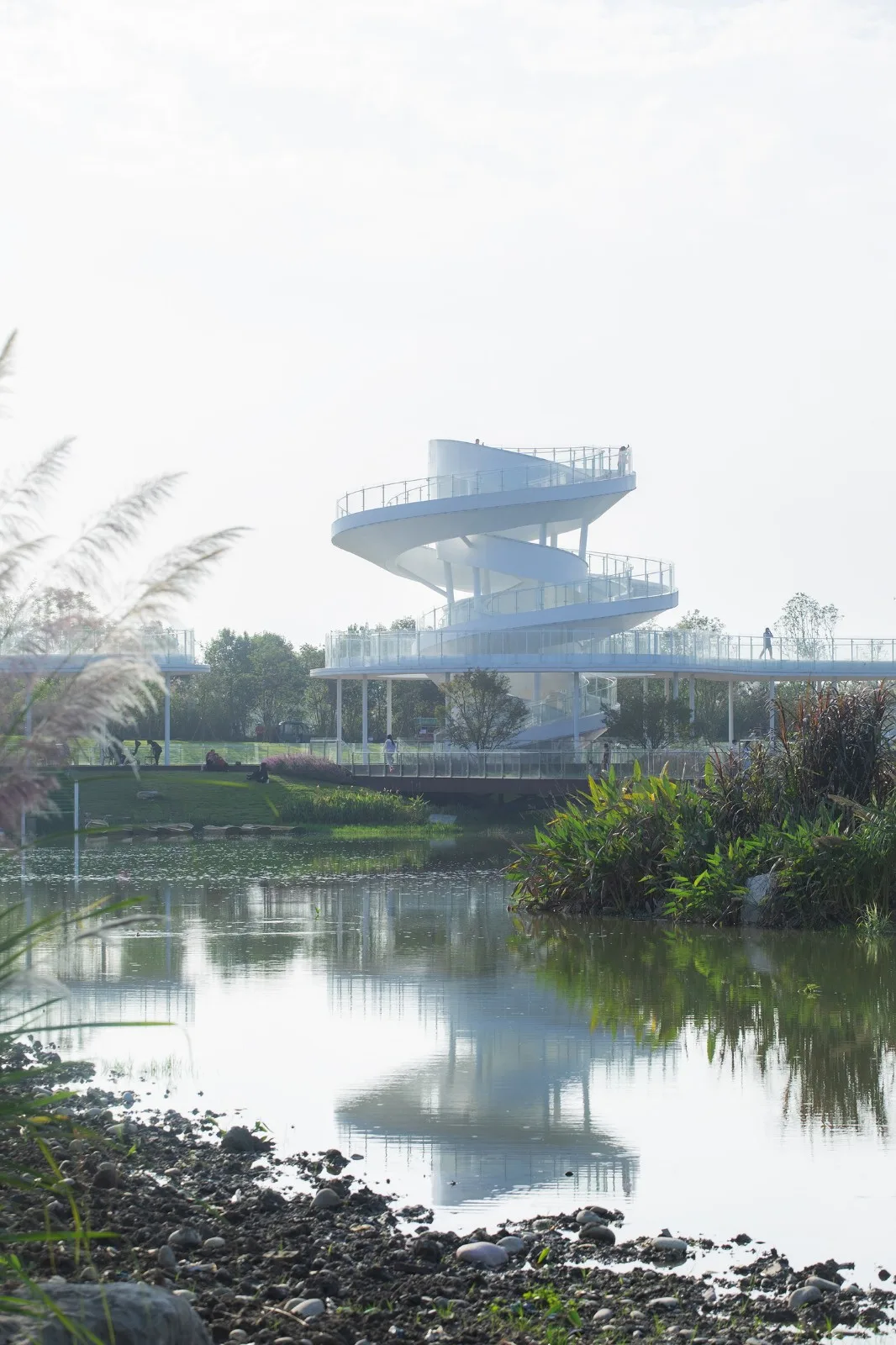 BIM Architecture | Fudao Lujiatan Wetland Park Commercial Service Center/MUDA Architecture