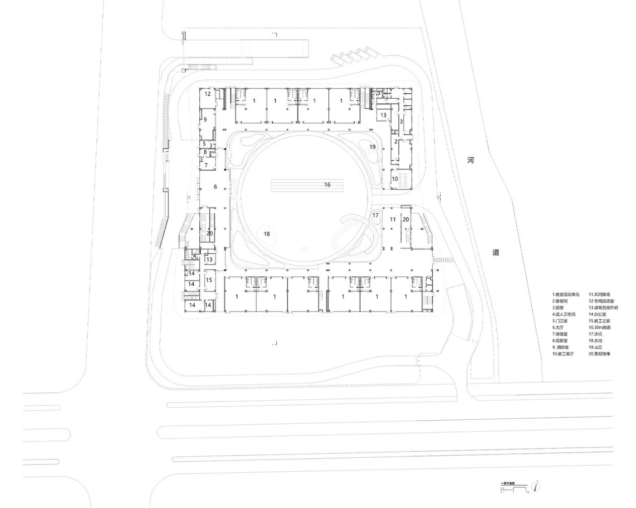 BIM Architecture | Wuxi Huaxing Kindergarten/Yuan Xiuwan Architecture Firm