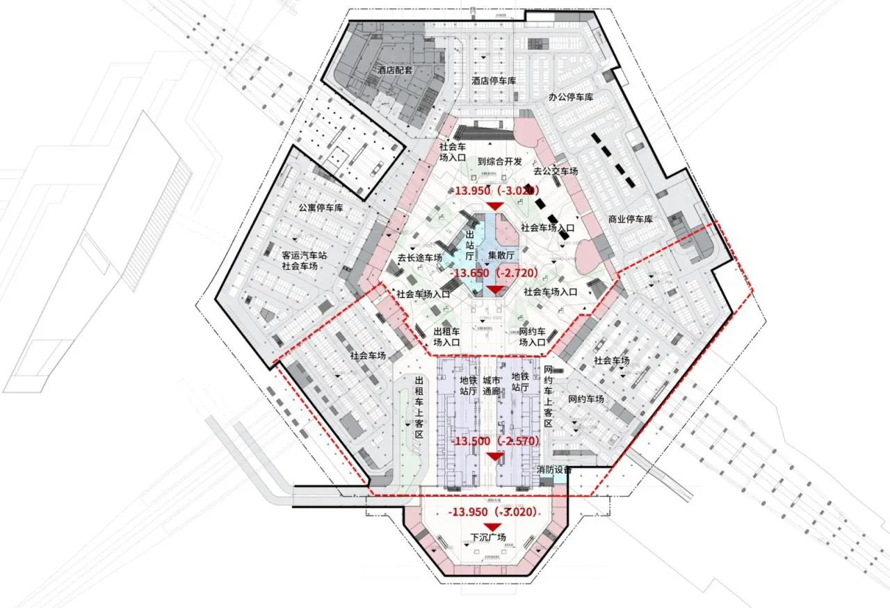 BIM Architecture | Suzhou South Station/Architectural Landscape Design