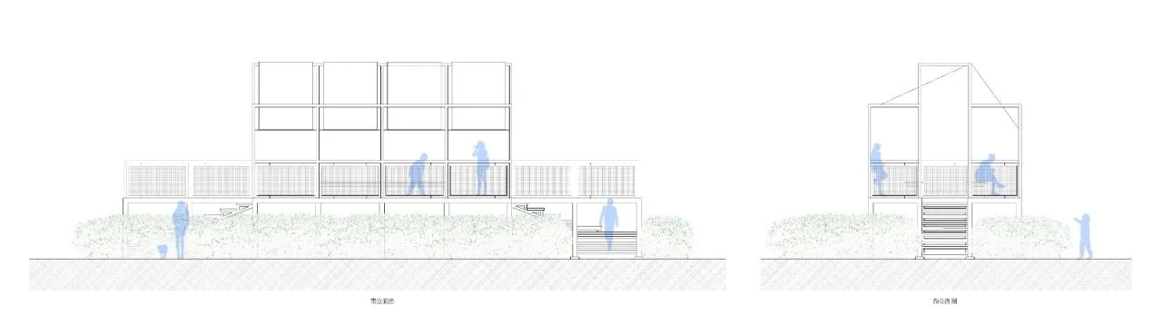 BIM Architecture | Changdai Village Art Village Architecture Series - Chashan Floating Pavilion/Yumu Architecture