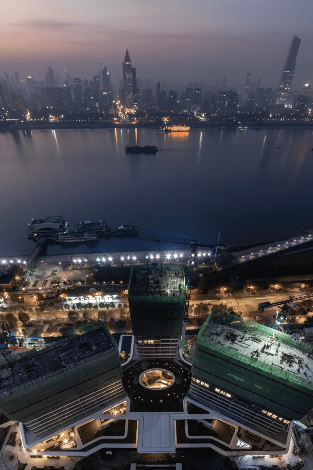 BIM Architecture | Wuhan Yangtze River Skyline, Line+Zhu Peidong's Dual Thinking on Urban Coordinates (Part 2)