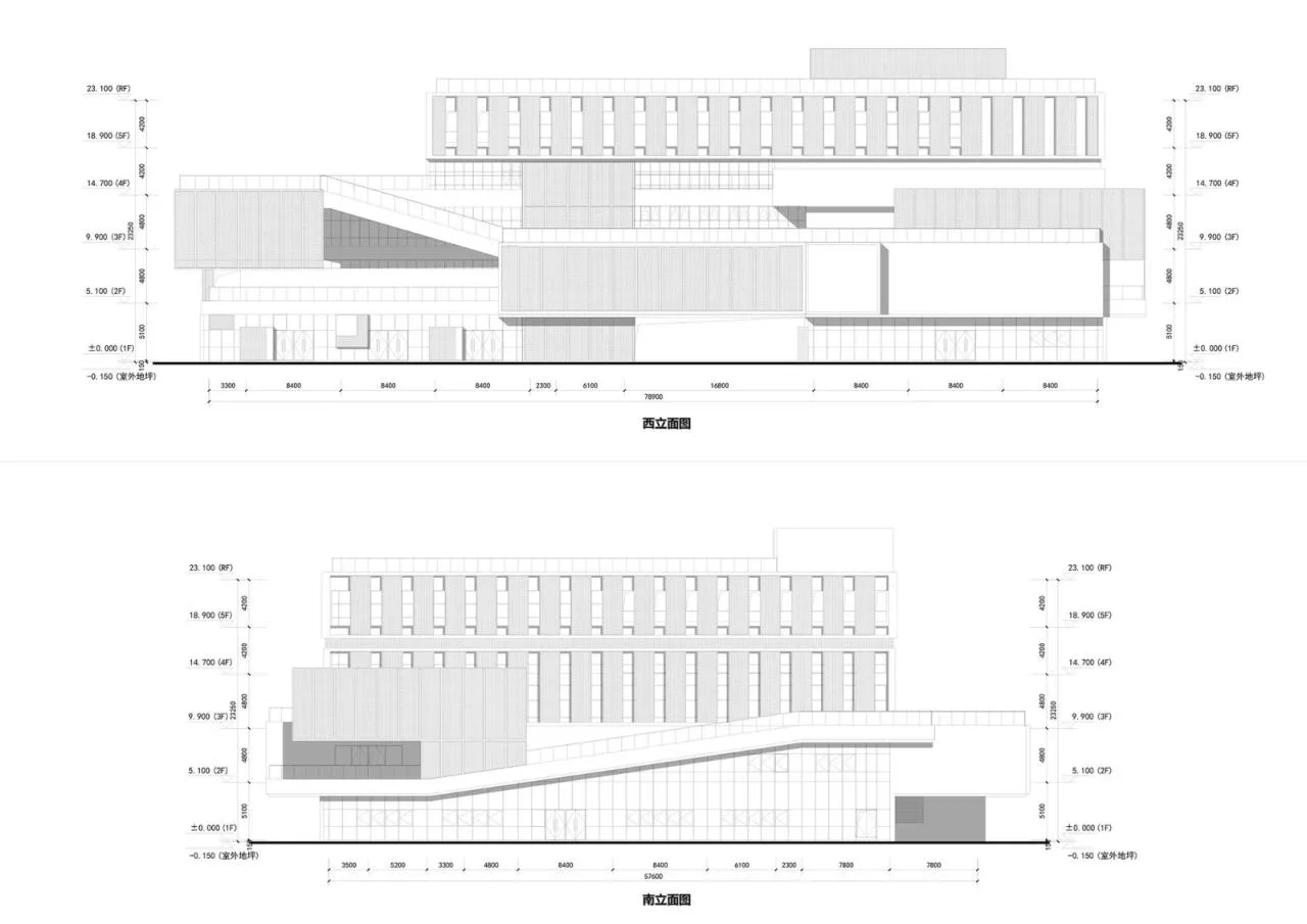 BIM Architecture | Changyang Neighborhood Center in Jingjiang Binjiang New City/Zhong Huaying Studio at Nanjing University of Architecture