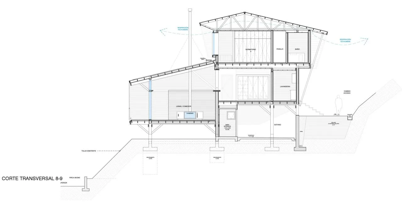 BIM Architecture | Namonkaxiu Cottage/Schwember García-Huidobro Arquitectos