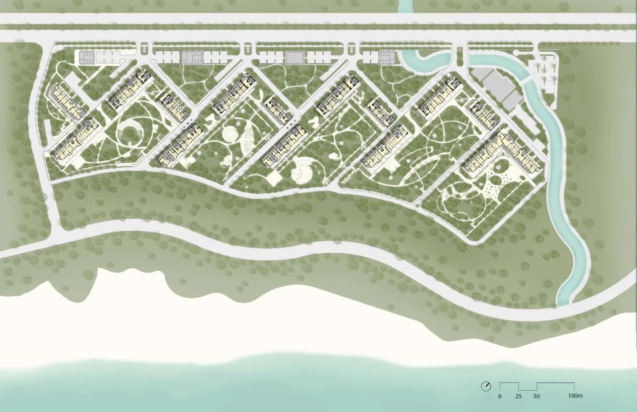 BIM Architecture | Qinhuangdao Haibitai Phase II fully completed/Safdi Architectural Firm