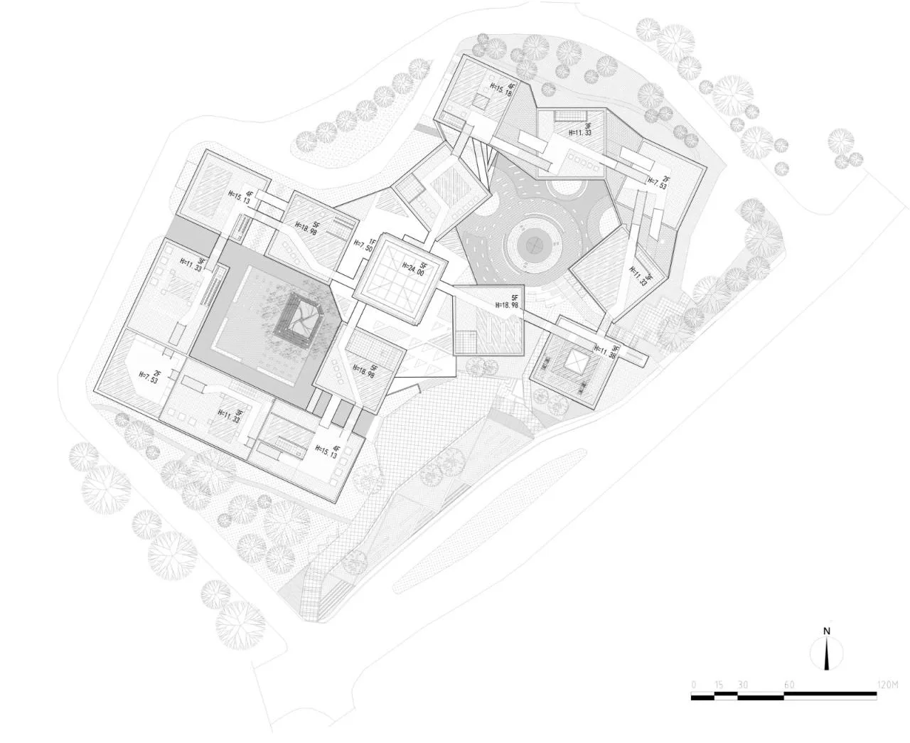 BIM Architecture | Beijing Normal University Zhuhai Campus Yuanbai Building/Tsinghua University Architectural Design and Research Institute