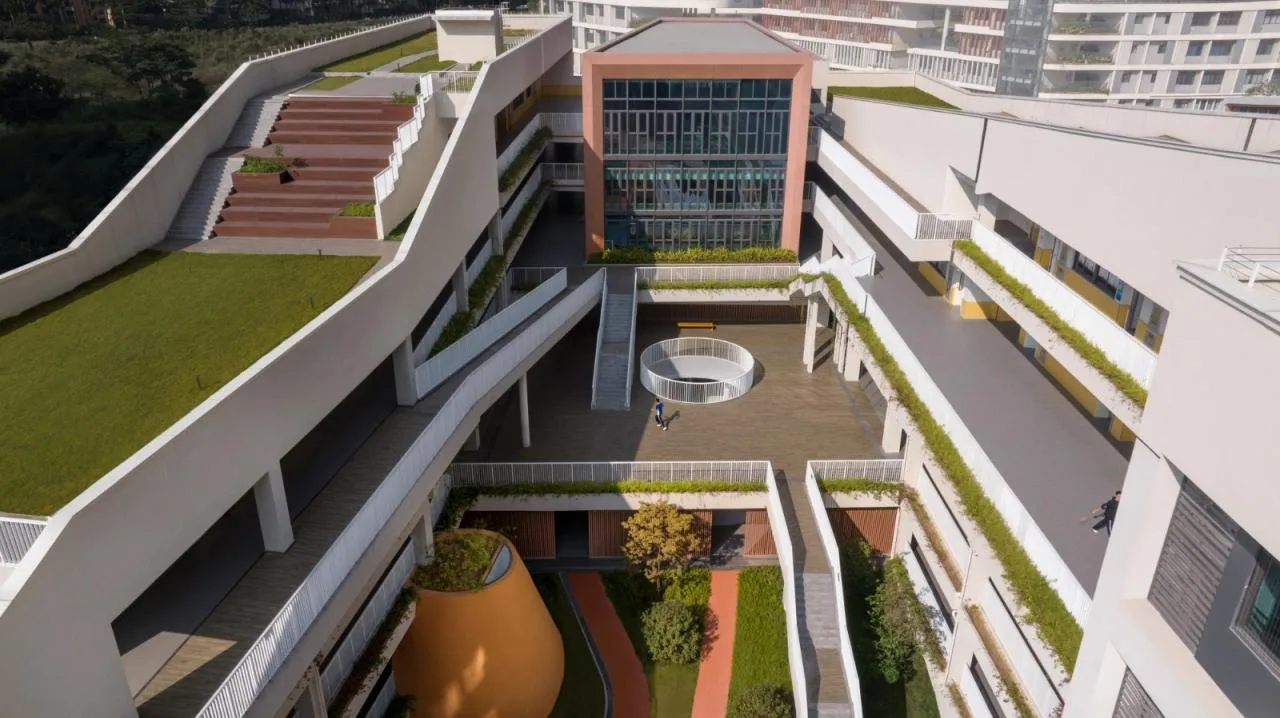 BIM Architecture | Qingquan Foreign Language School Junior High School/Yijing Architectural Design, Longhua District, Shenzhen
