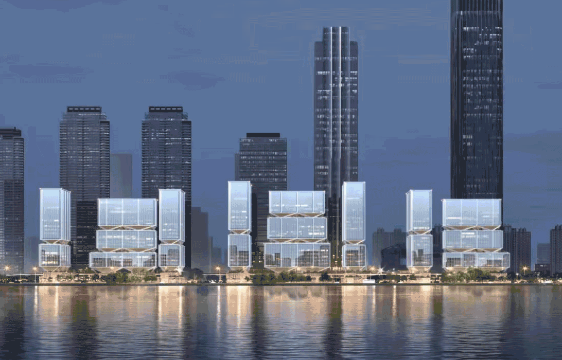 BIM Architecture | Wuhan Yangtze River Skyline, Line+Zhu Peidong's Dual Thinking on Urban Coordinates (Part 2)