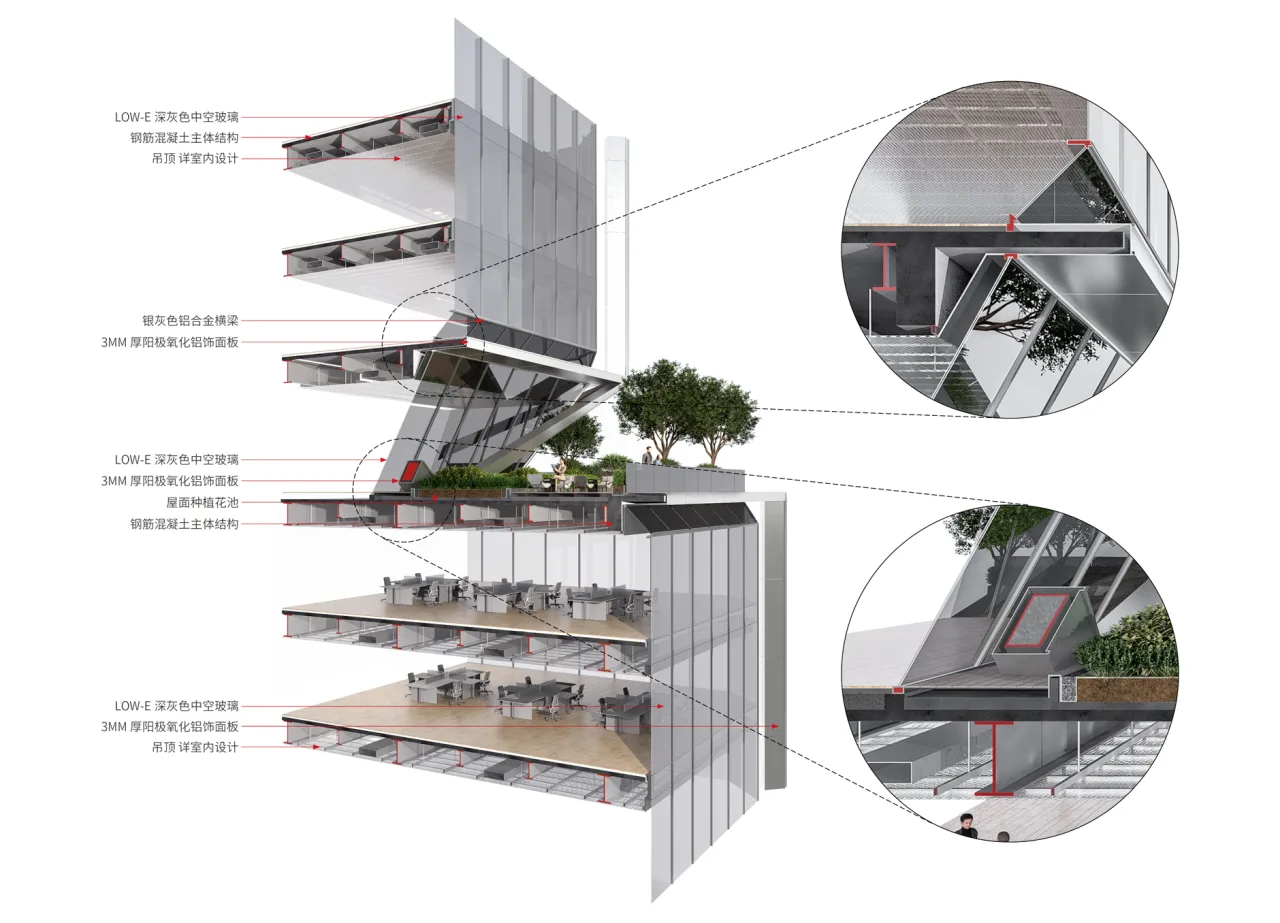 BIM Architecture | Wuhan Yangtze River Center International Competition Plan/Line+Zhu Peidong's Dual Thinking on Urban Coordinates